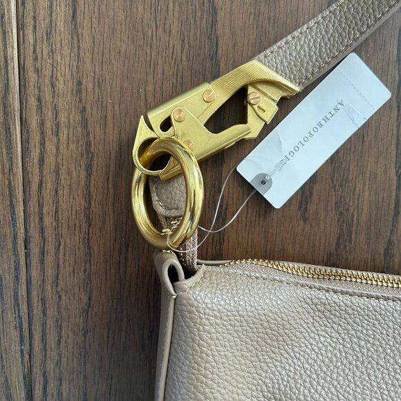 Faux-Leather Rounded Buckle Slouchy Bags: NWT - Picture 10 of 13